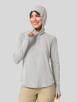 Women's Quick-Dry Sun Hoodies Long Sleeve Shirt_