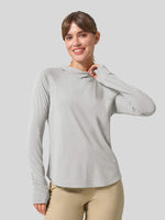 Women's Quick-Dry Sun Hoodies Long Sleeve Shirt_