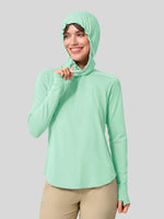 Women's Quick-Dry Sun Hoodies Long Sleeve Shirt_