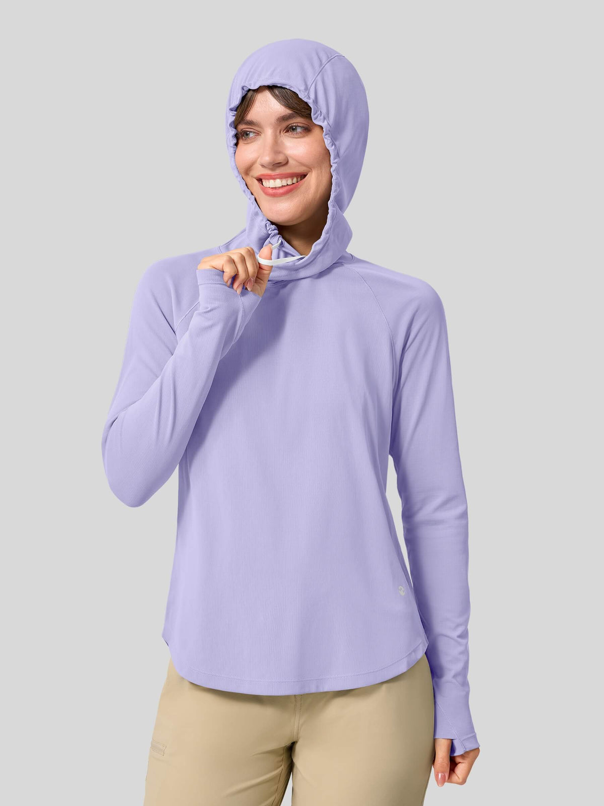 Women's Quick-Dry Sun Hoodies Long Sleeve Shirt_