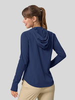 Women's Quick-Dry Sun Hoodies Long Sleeve Shirt_