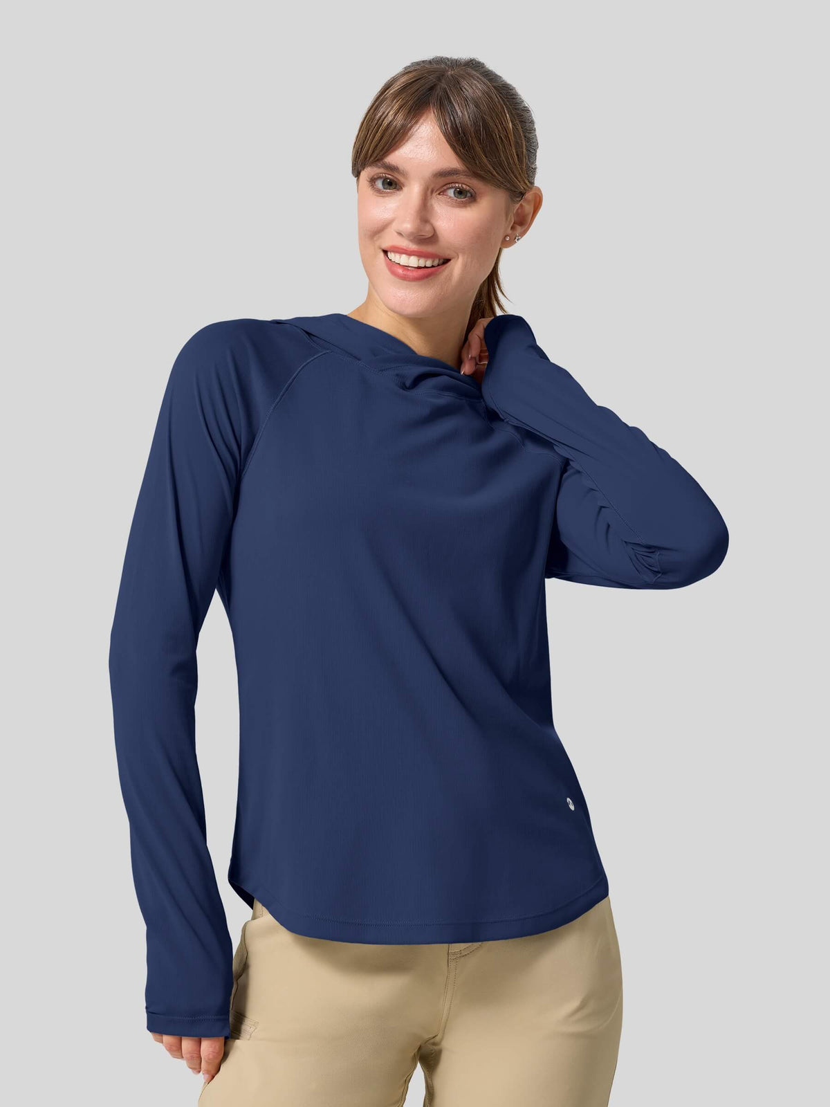 Women's Quick-Dry Sun Hoodies Long Sleeve Shirt_