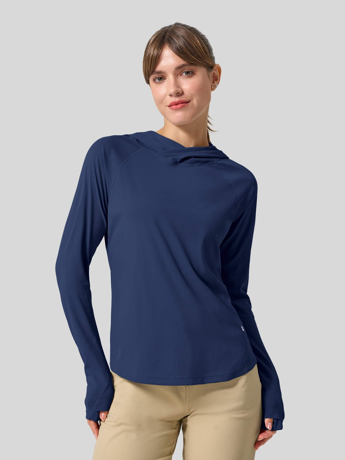 Women's Quick-Dry Sun Hoodies Long Sleeve Shirt_
