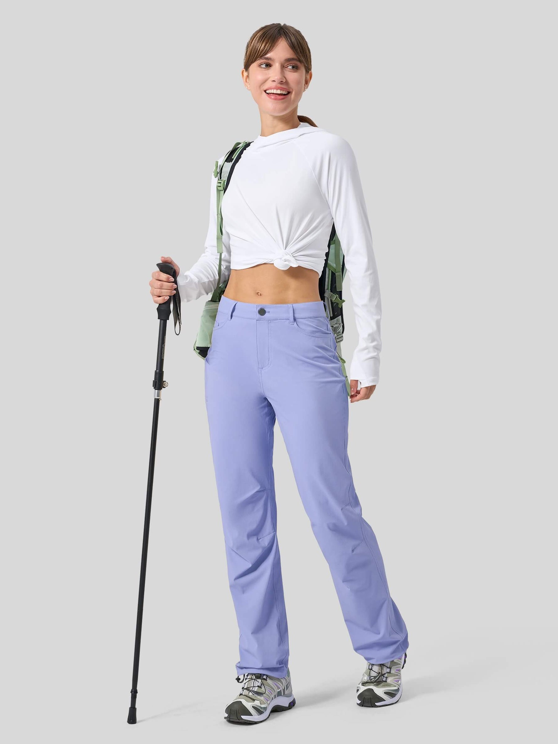 Women's Quick-Dry Sun Hoodies Long Sleeve Shirt_