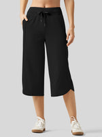Willit Women's Ultra-soft Wide Leg Capri 
