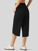 Willit Women's Ultra-soft Wide Leg Capri 