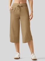 Willit Women's Ultra-soft Wide Leg Capri 