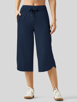 Willit Women's Ultra-soft Wide Leg Capri 
