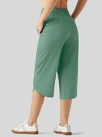 Willit Women's Ultra-soft Wide Leg Capri 