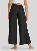Willit Women's Wide-Leg Cropped Pants 
