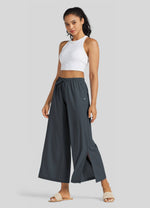 Willit Women's Wide-Leg Cropped Pants 