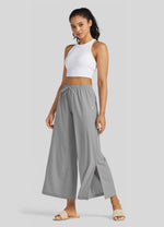 Willit Women's Wide-Leg Cropped Pants 
