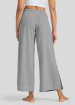 Willit Women's Wide-Leg Cropped Pants 