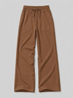 Women's Cotton Linen Wide Leg Pants_