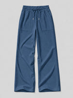 Women's Cotton Linen Wide Leg Pants_