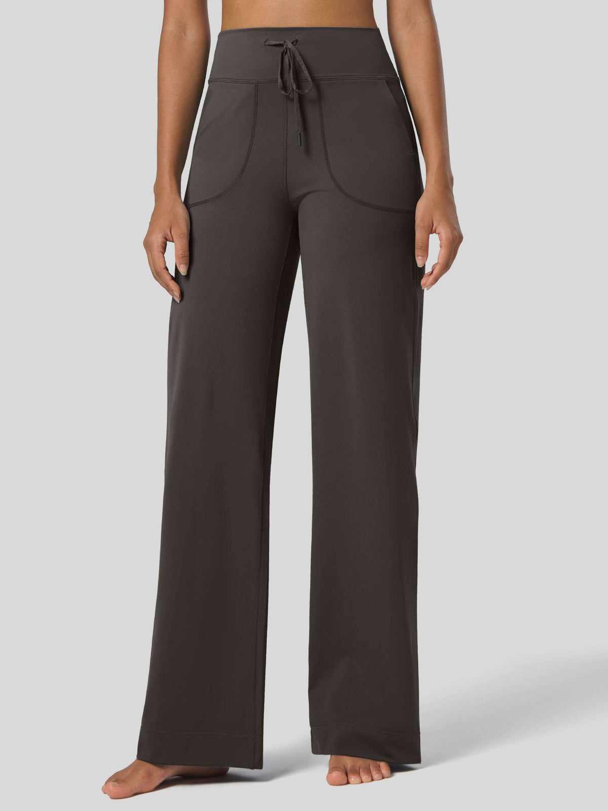 Willit Women's Wide Leg Drawstring Yoga Pants 31 Inch 