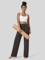 Willit Women's Wide Leg Drawstring Yoga Pants 31 Inch 
