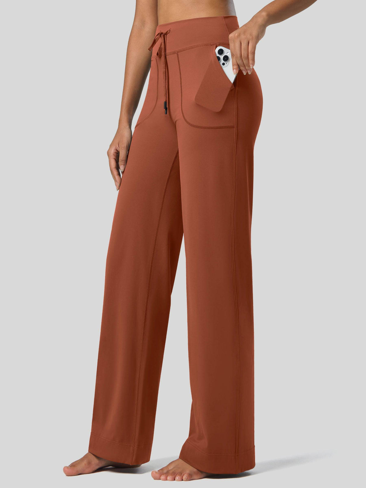 Willit Women's Wide Leg Drawstring Yoga Pants 