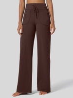 Willit Women's Wide Leg Drawstring Yoga Pants 31 Inch 