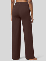 Willit Women's Wide Leg Drawstring Yoga Pants 31 Inch 