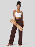 Willit Women's Wide Leg Drawstring Yoga Pants 31 Inch 
