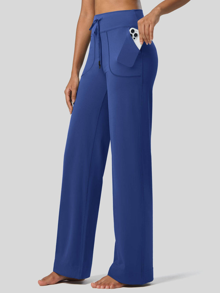 Willit Women's Wide Leg Drawstring Yoga Pants 