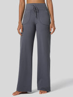 Willit Women's Wide Leg Drawstring Yoga Pants 31 Inch 