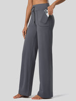 Willit Women's Wide Leg Drawstring Yoga Pants 31 Inch 
