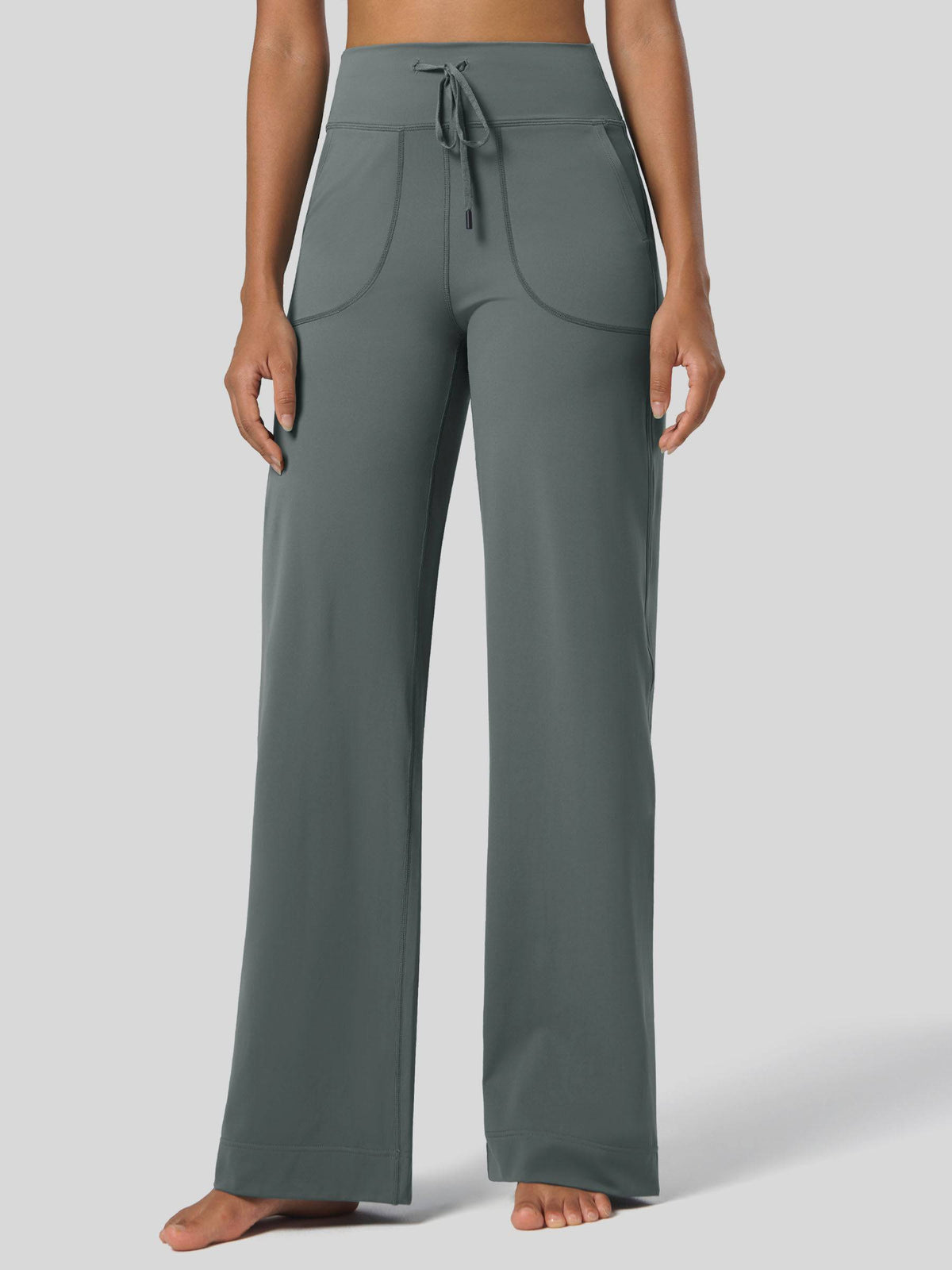 Willit Women's Wide Leg Drawstring Yoga Pants 