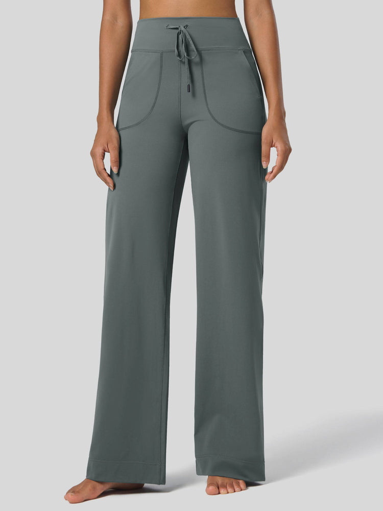 Willit Women's Wide Leg Drawstring Yoga Pants 