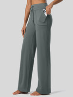 Willit Women's Wide Leg Drawstring Yoga Pants 