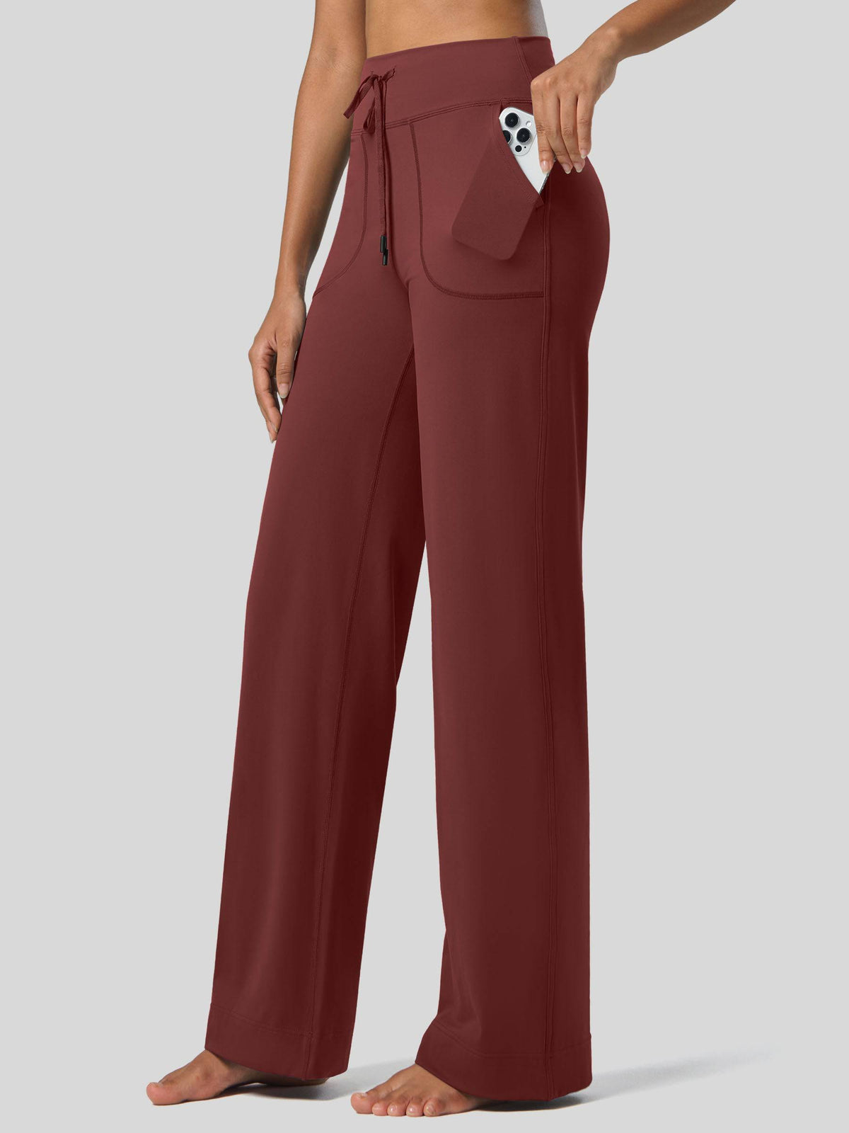 Willit Women's Wide Leg Drawstring Yoga Pants 