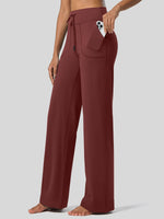 Willit Women's Wide Leg Drawstring Yoga Pants 