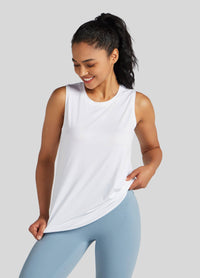 Willit Women's Workout Tank Top #white