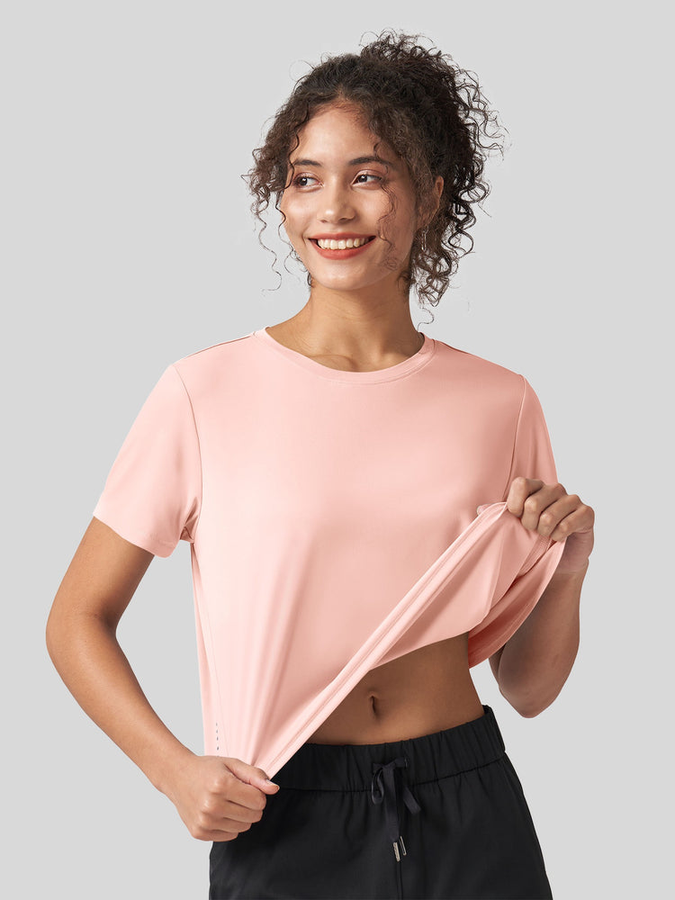 willit Women's Workout Tops Athletic Shirts 