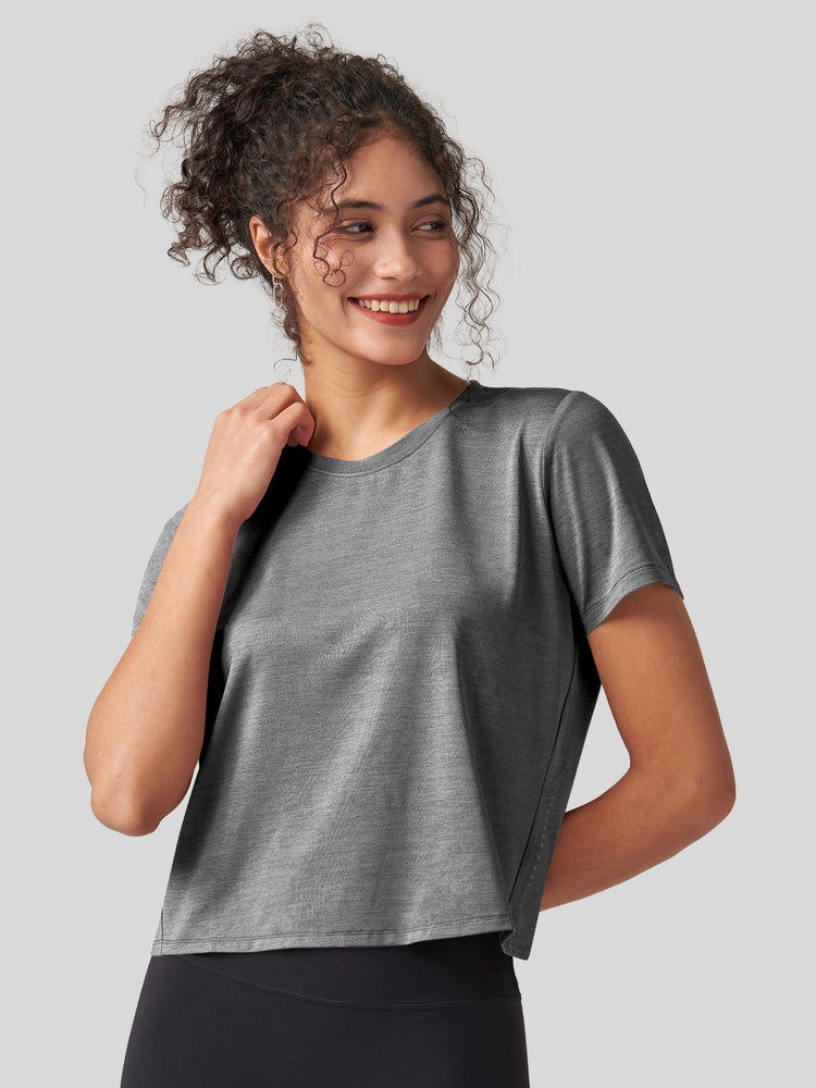 willit Women's Workout Tops Athletic Shirts 