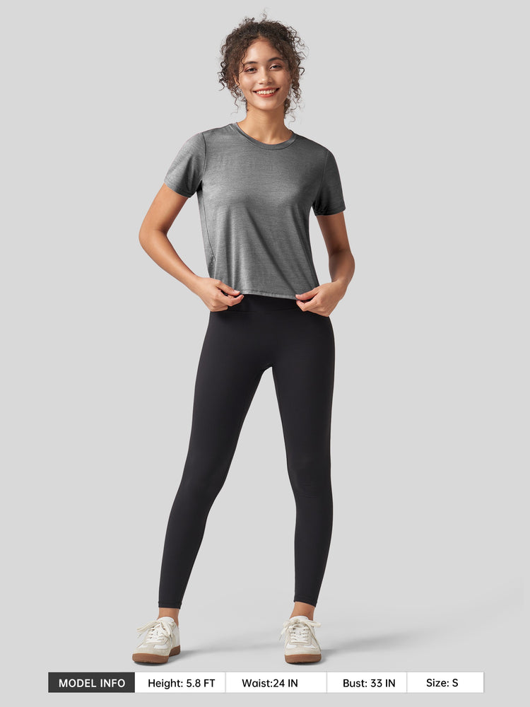 willit Women's Workout Tops Athletic Shirts 