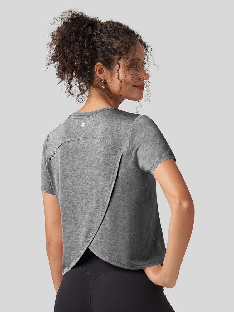 willit Women's Workout Tops Athletic Shirts 
