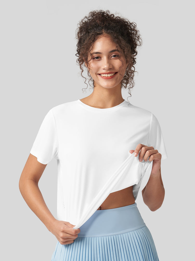 willit Women's Workout Tops Athletic Shirts 