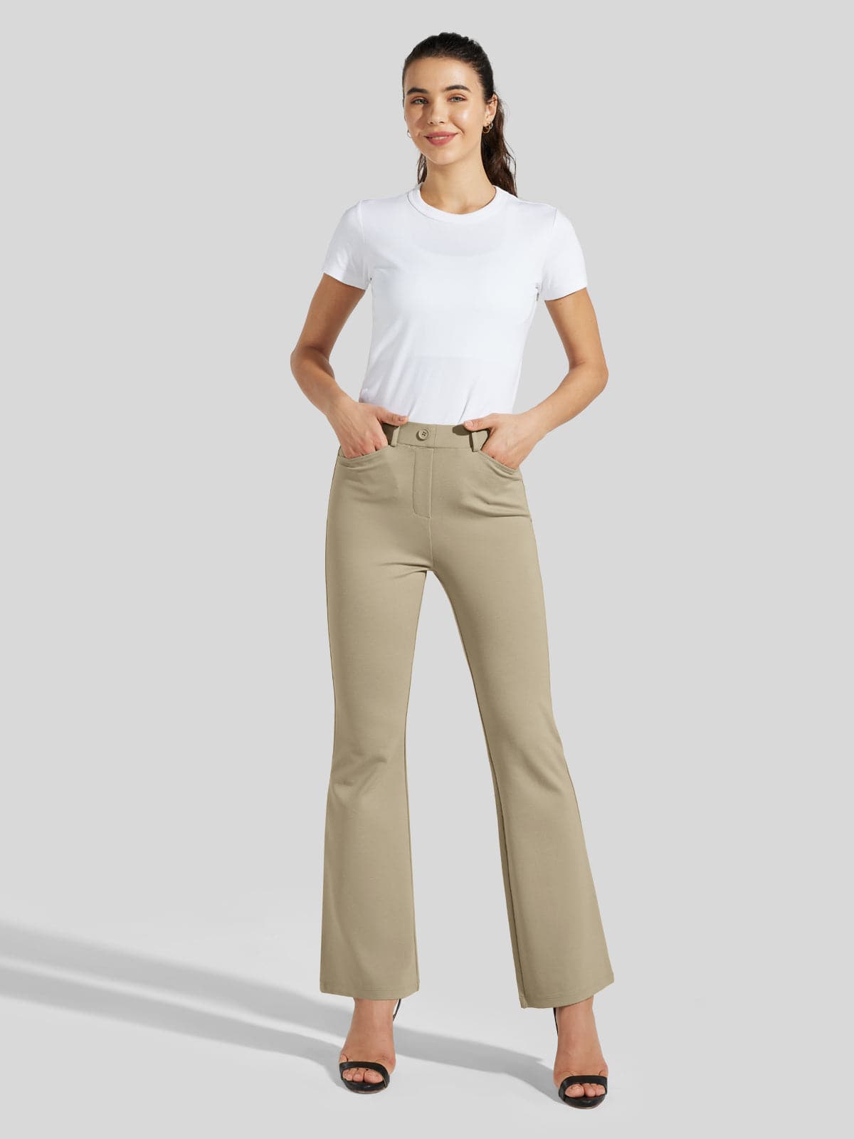 Women's Yoga Dress Pants Flare Pants_