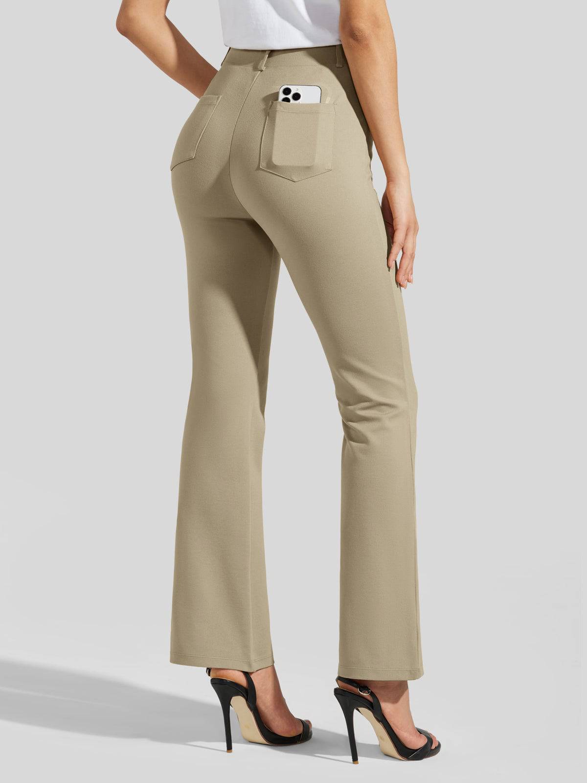 Women's Yoga Dress Pants Flare Pants_