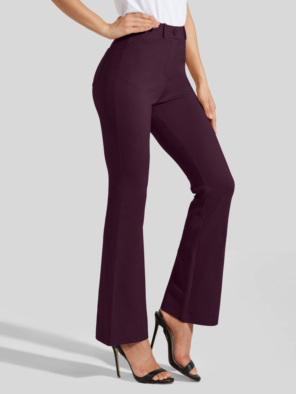 Women's Yoga Dress Pants Flare Pants_