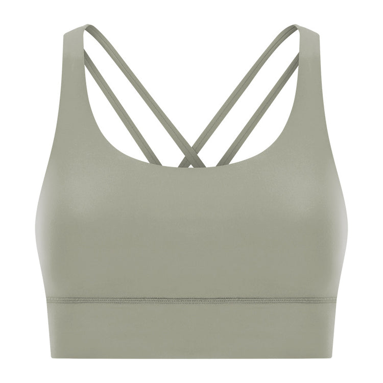 Womens Cross Back Yoga Bra 