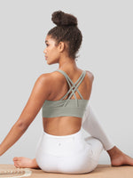 Womens Cross Back Yoga Bra 