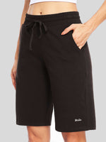 WILLIT Women's Cotton Bermuda Shorts 