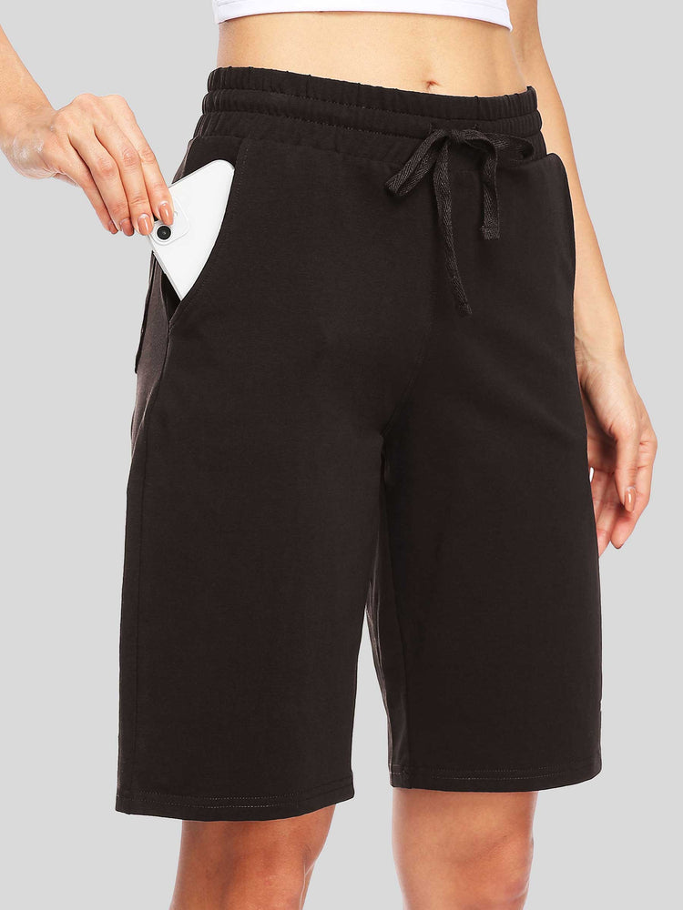 WILLIT Women's Cotton Bermuda Shorts 