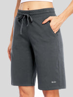 WILLIT Women's Cotton Bermuda Shorts 