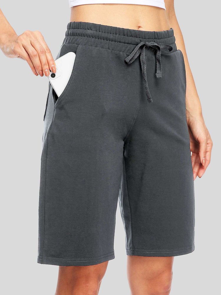 WILLIT Women's Cotton Bermuda Shorts 