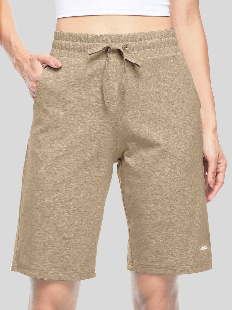 WILLIT Women's Cotton Bermuda Shorts 