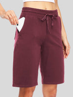 WILLIT Women's Cotton Bermuda Shorts 